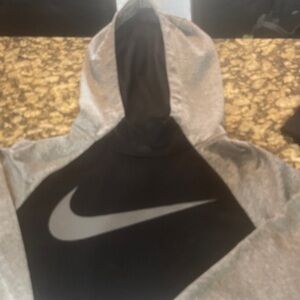 Nike Charcoal and Black Hoodie